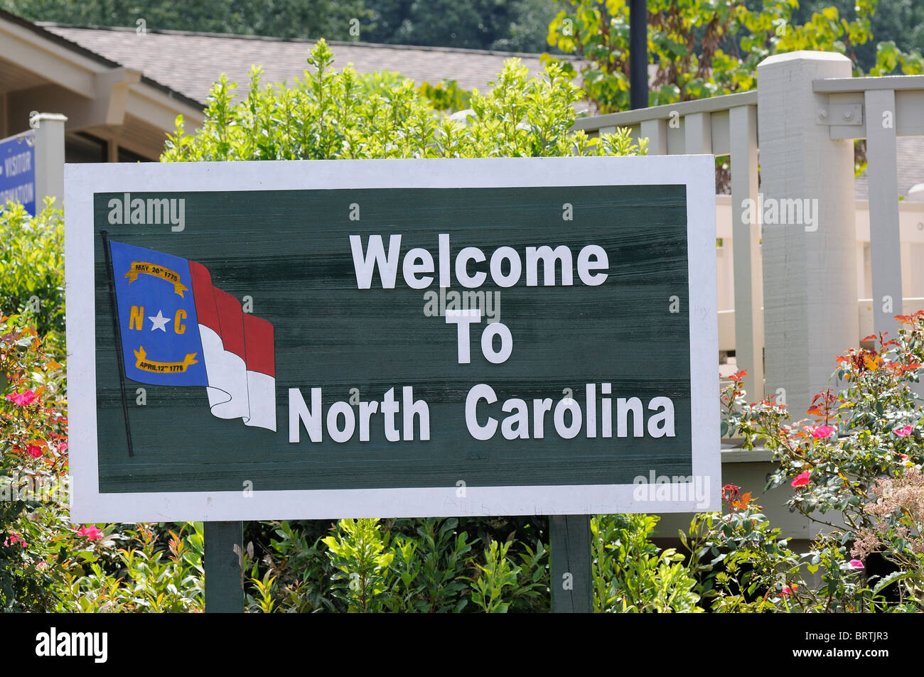 Benvenuti in North Carolina segno Foto Stock