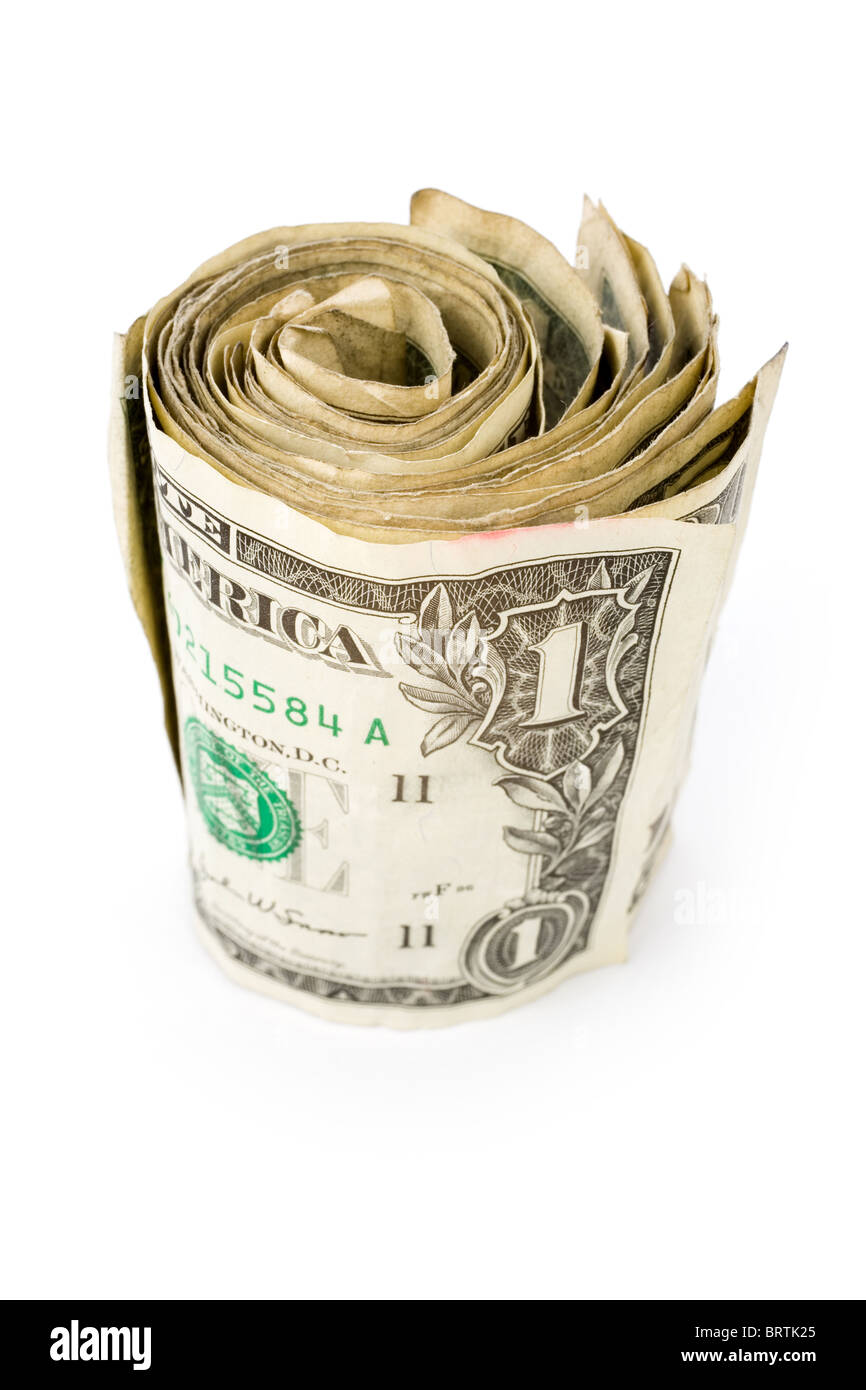 Dollari US close up shot, concetto finanziario Foto Stock