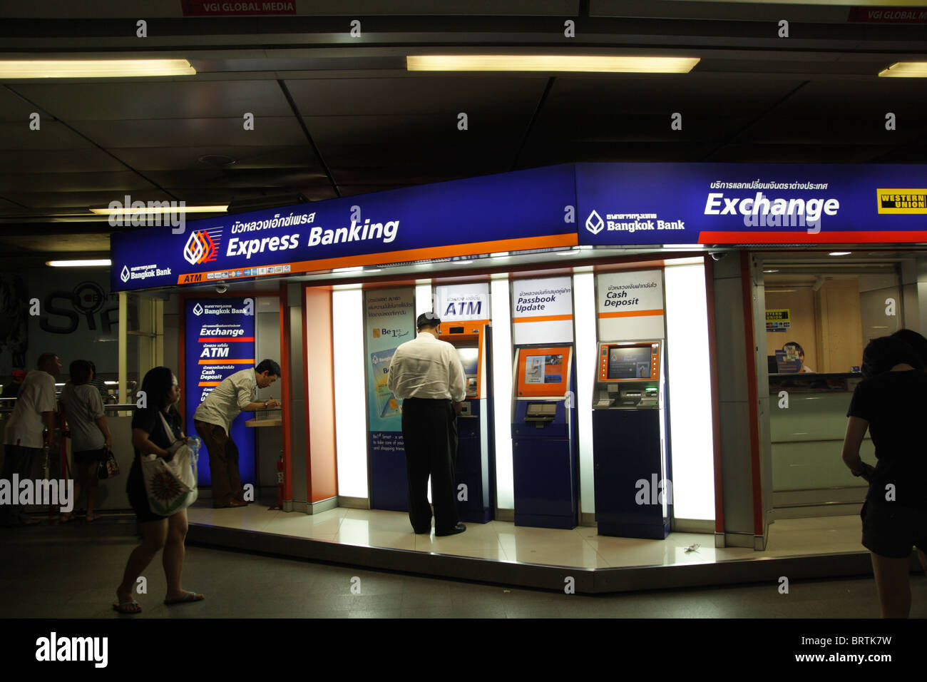 Bangkok Bank servizio Express Foto Stock