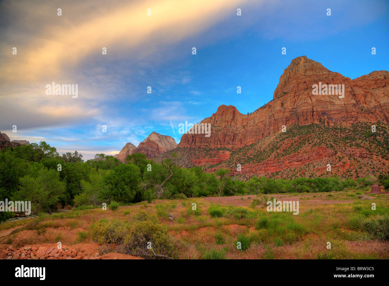 Parco Nazionale di Zion Foto Stock