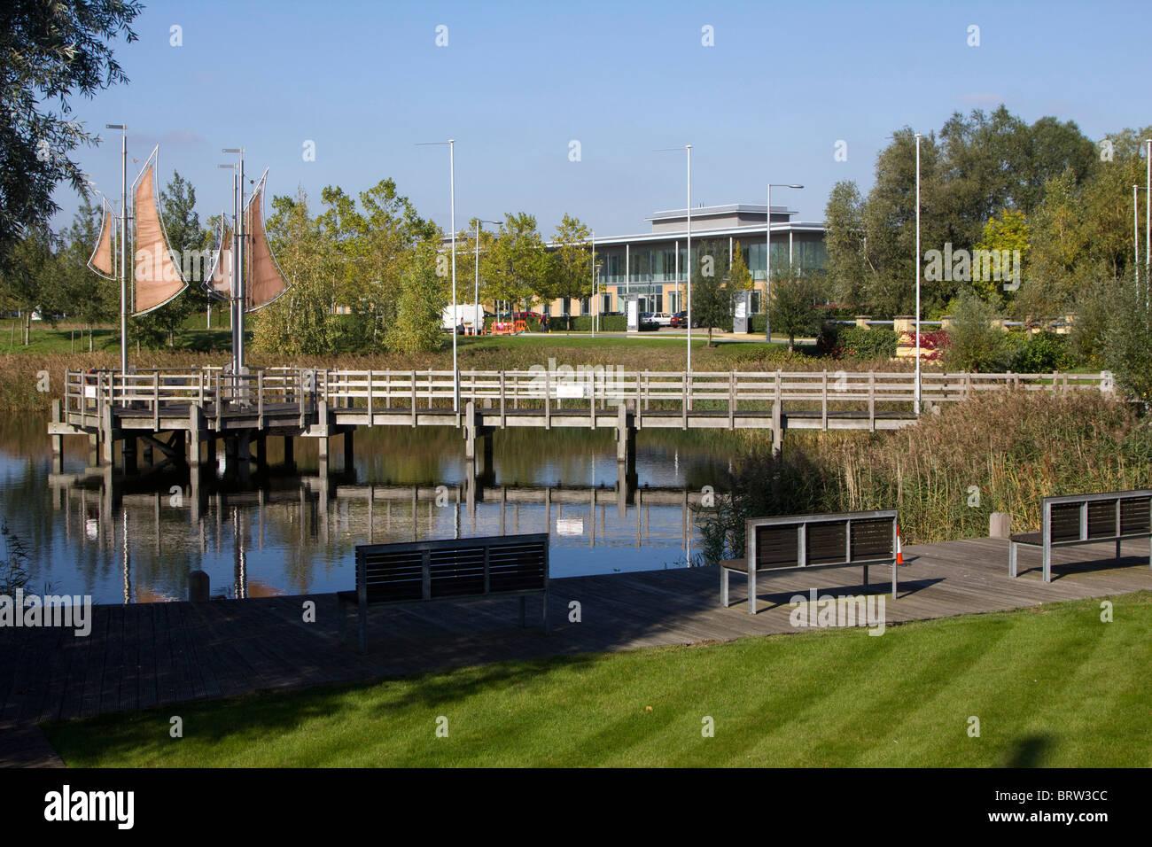 IQ CAMBRIDGE business center cambridgeshire England Regno unito Gb Foto Stock