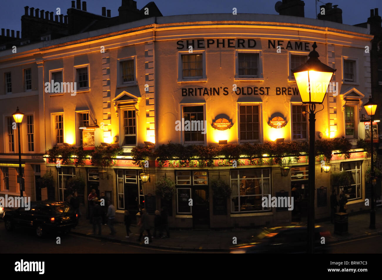 Galeone Spagnolo Osteria a Greenwich, Londra, Regno Unito. È di proprietà di Shepherd Neame, Gran Bretagna il più antico produttore di birra. Foto Stock