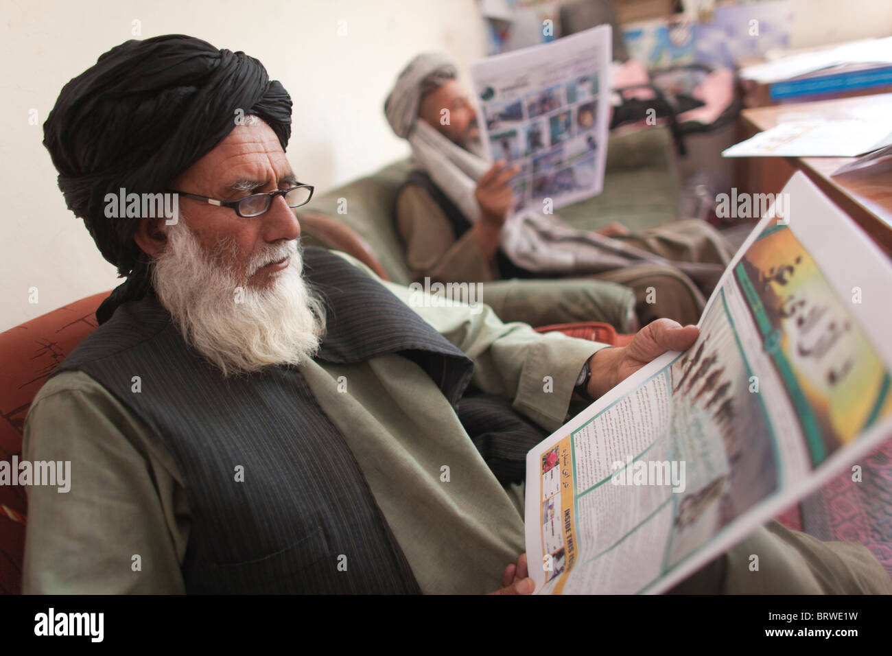 La scuola secondaria in Afghanistan Foto Stock
