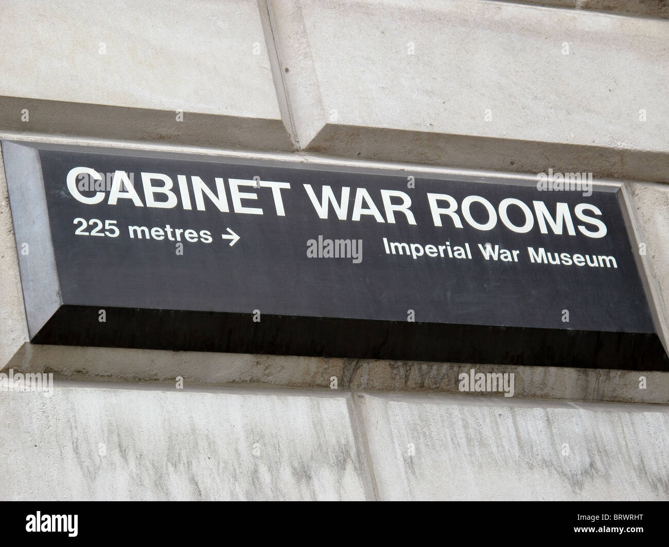 Cabinet War Rooms Whitehall London Foto Stock