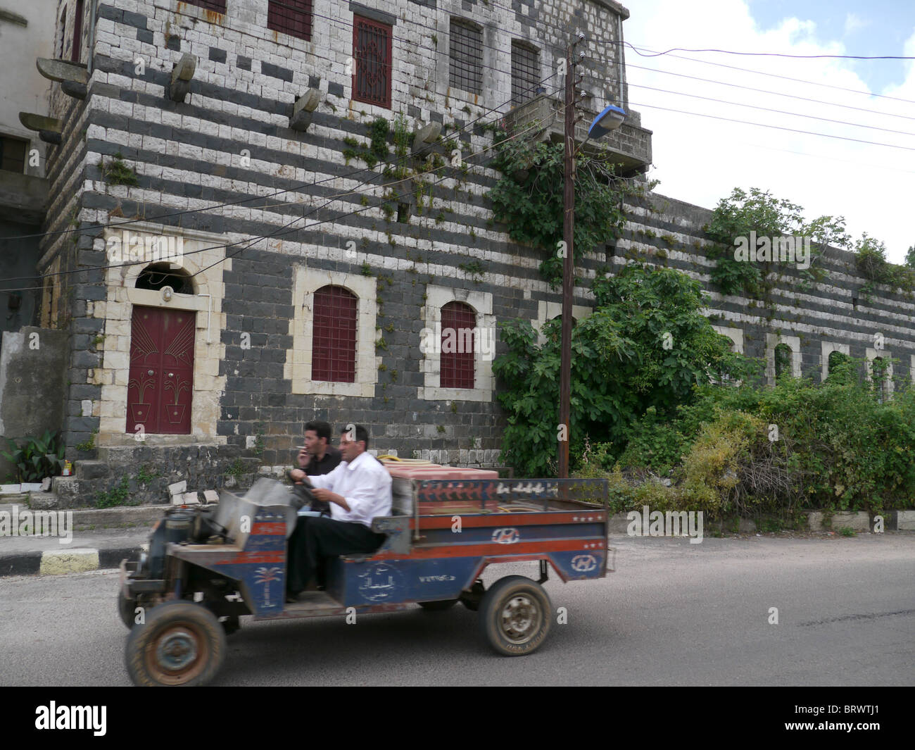 La siria cristiana tradizionale casa di villaggio Alkaimi, Wadi al-Nasarah, "Valle dei cristiani", nei pressi di Homs. Foto Stock