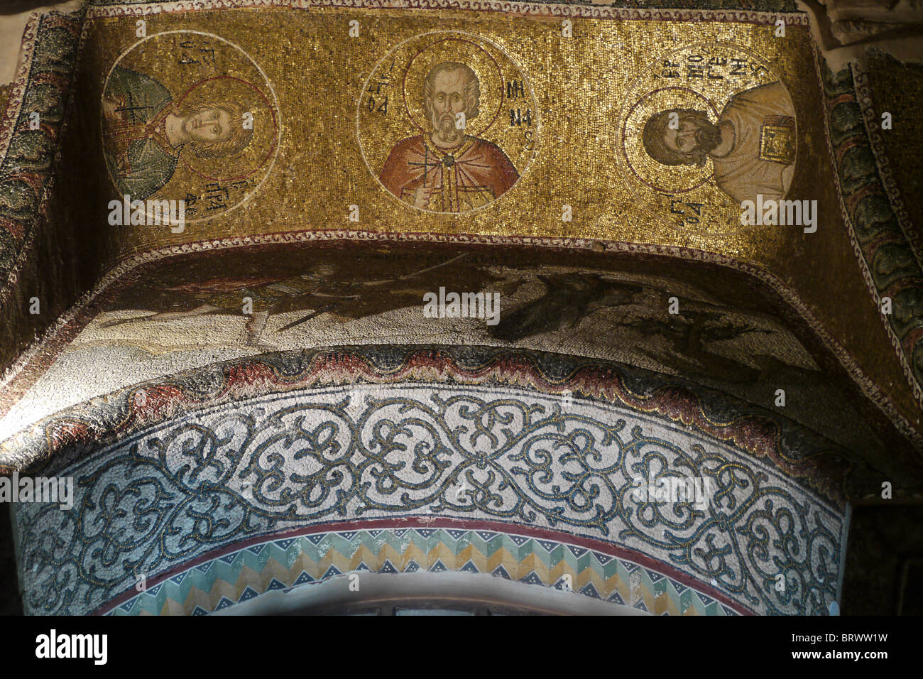 La Turchia la Chiesa di Chora, Istanbul. foto di Sean Sprague Foto Stock