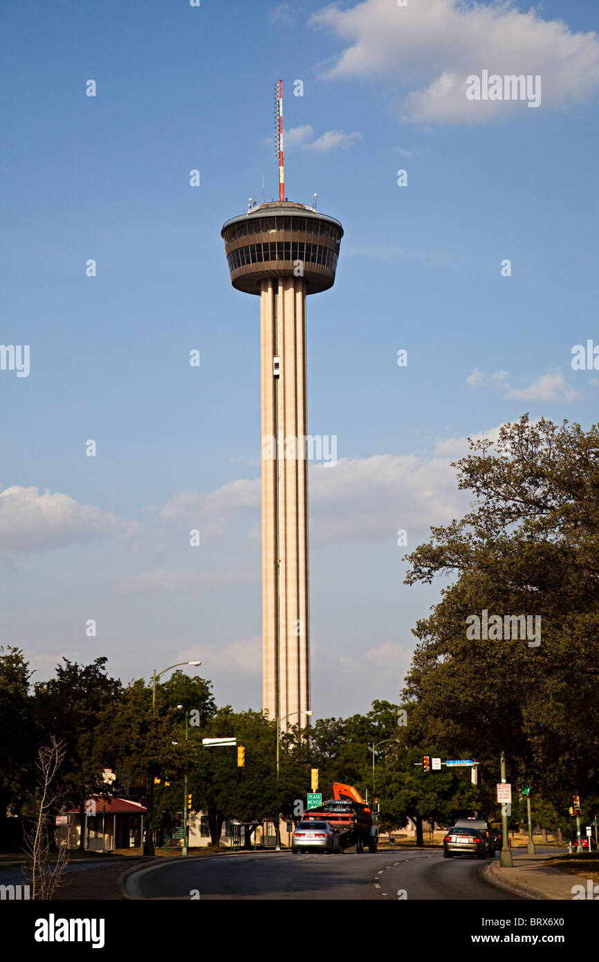 La torre delle Americhe San Antonio Texas USA Foto Stock