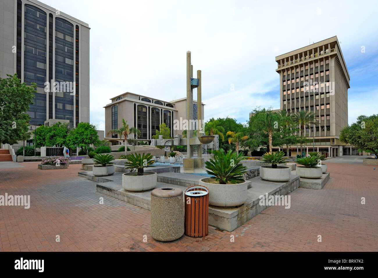 Area Parco Centro Cittadino di Tucson in Arizona Foto Stock