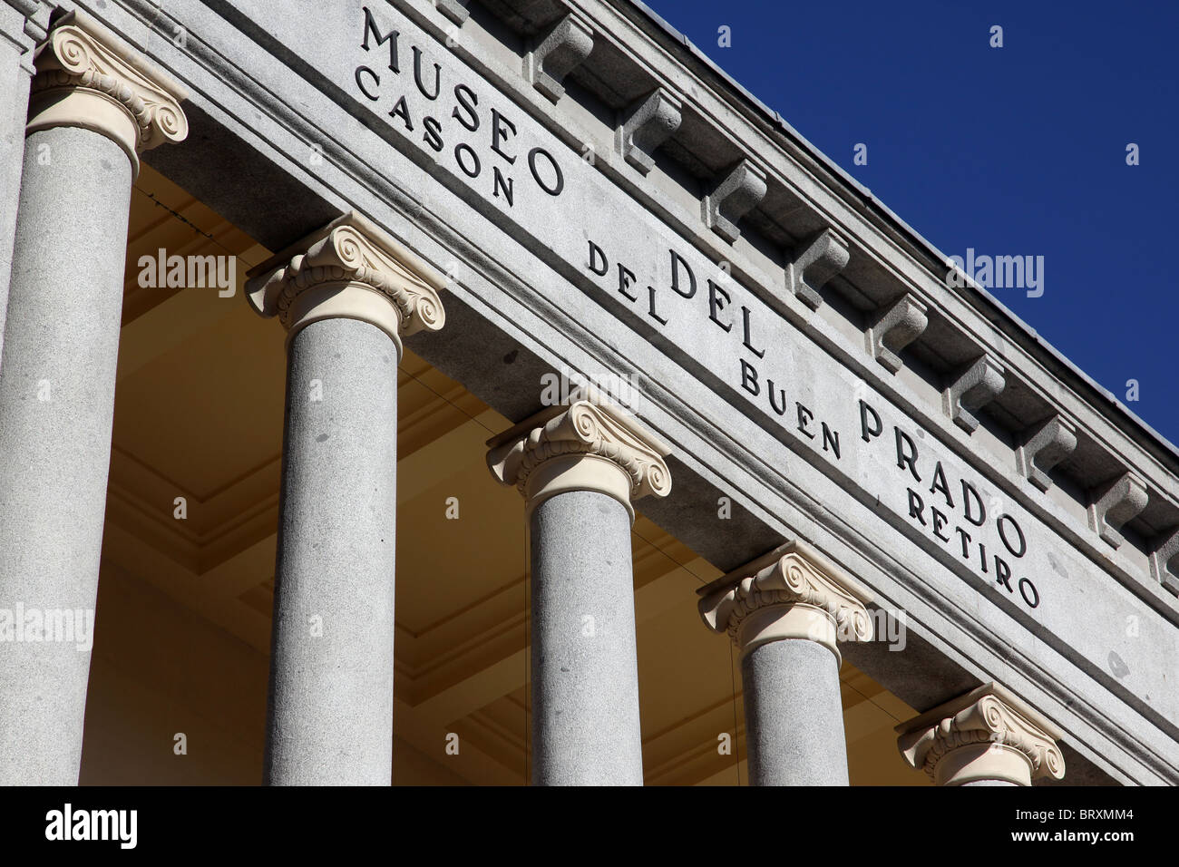 Il museo del Prado, il CASON DEL BUEN RETIRO, Parque del Buen Retiro, Madrid, Spagna Foto Stock