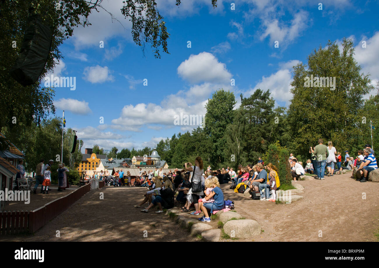 I racconti di Astrid Lindgren è presentato in Themepark Astrid Lindgrens World in Vimmerby Svezia Foto Stock