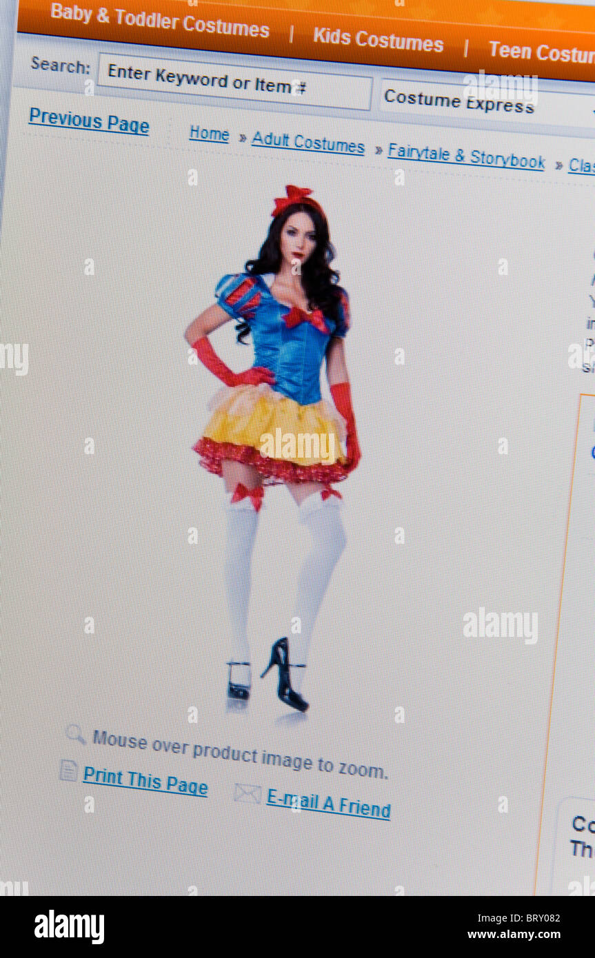 Costume di halloween per teen Foto Stock