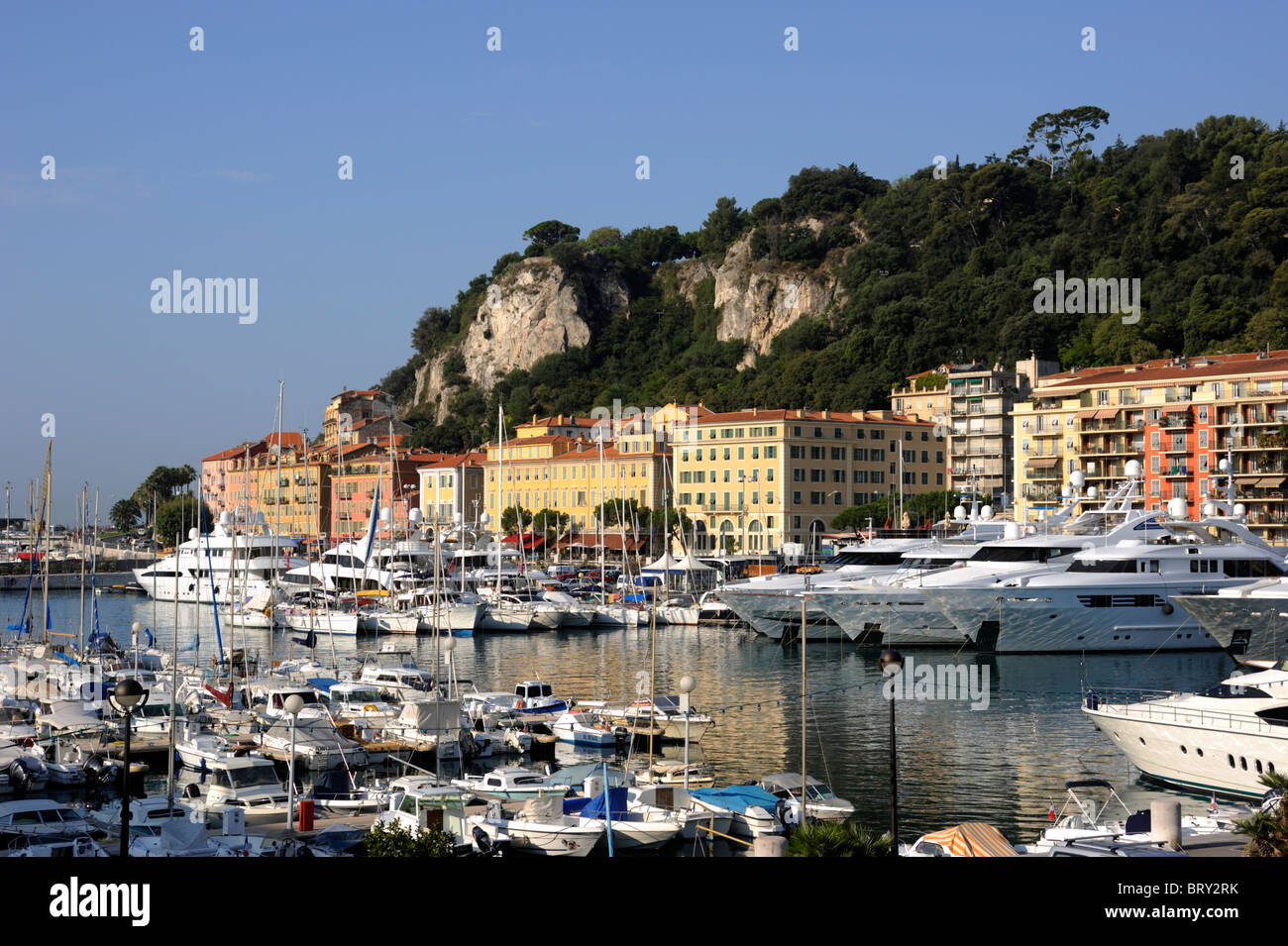 Francia, Nizza, porto Foto Stock