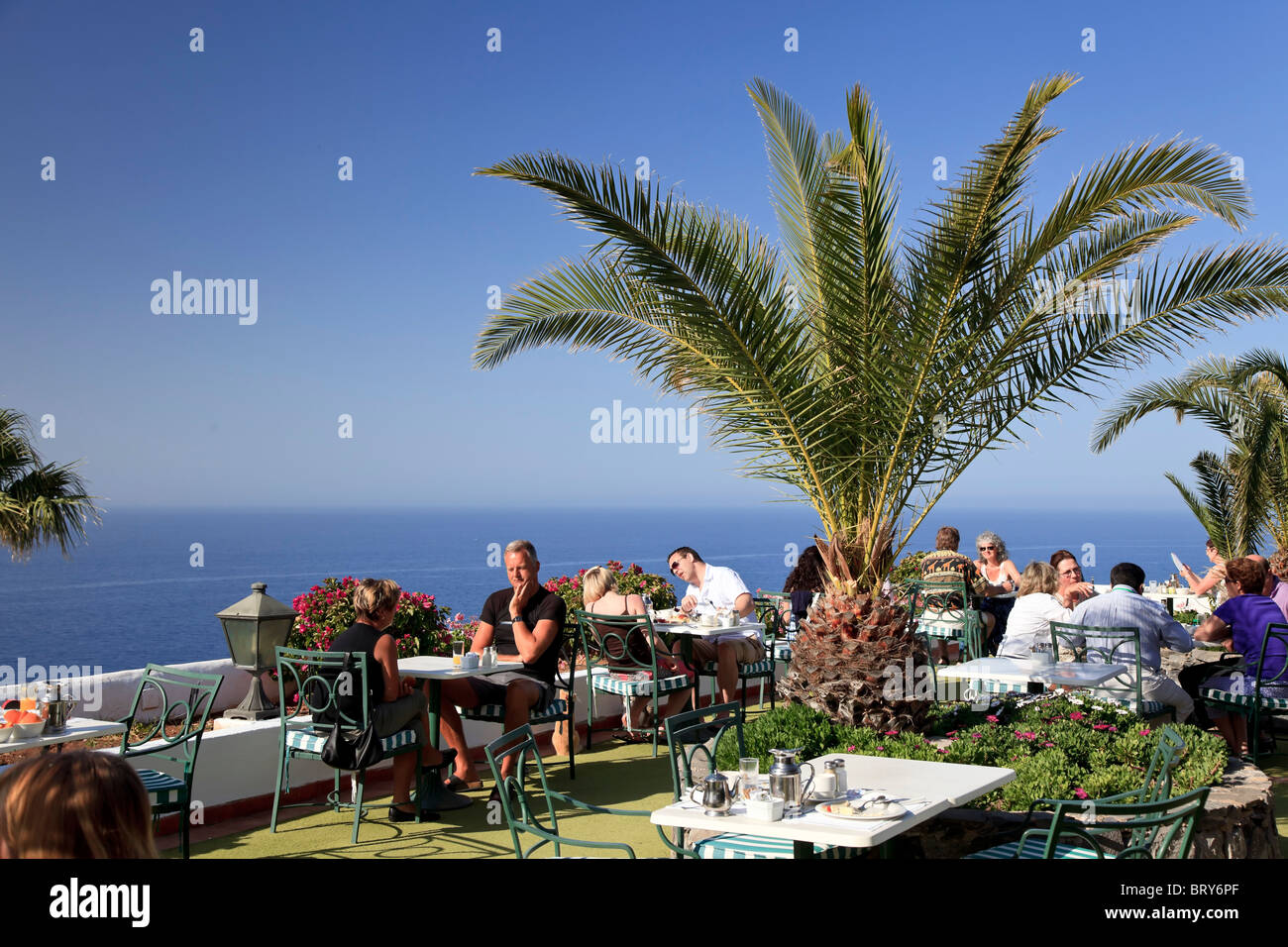 Isole Canarie La Gomera, Playa Santiago, Jardin Tecina Resort Foto Stock