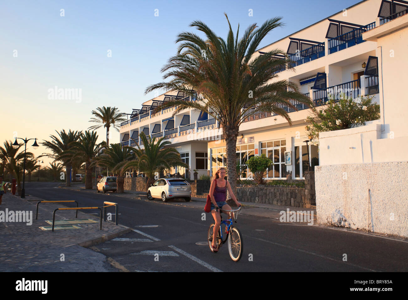 Isole Canarie La Gomera, Valle Gran Rey, Charco del Conde Beach Foto Stock