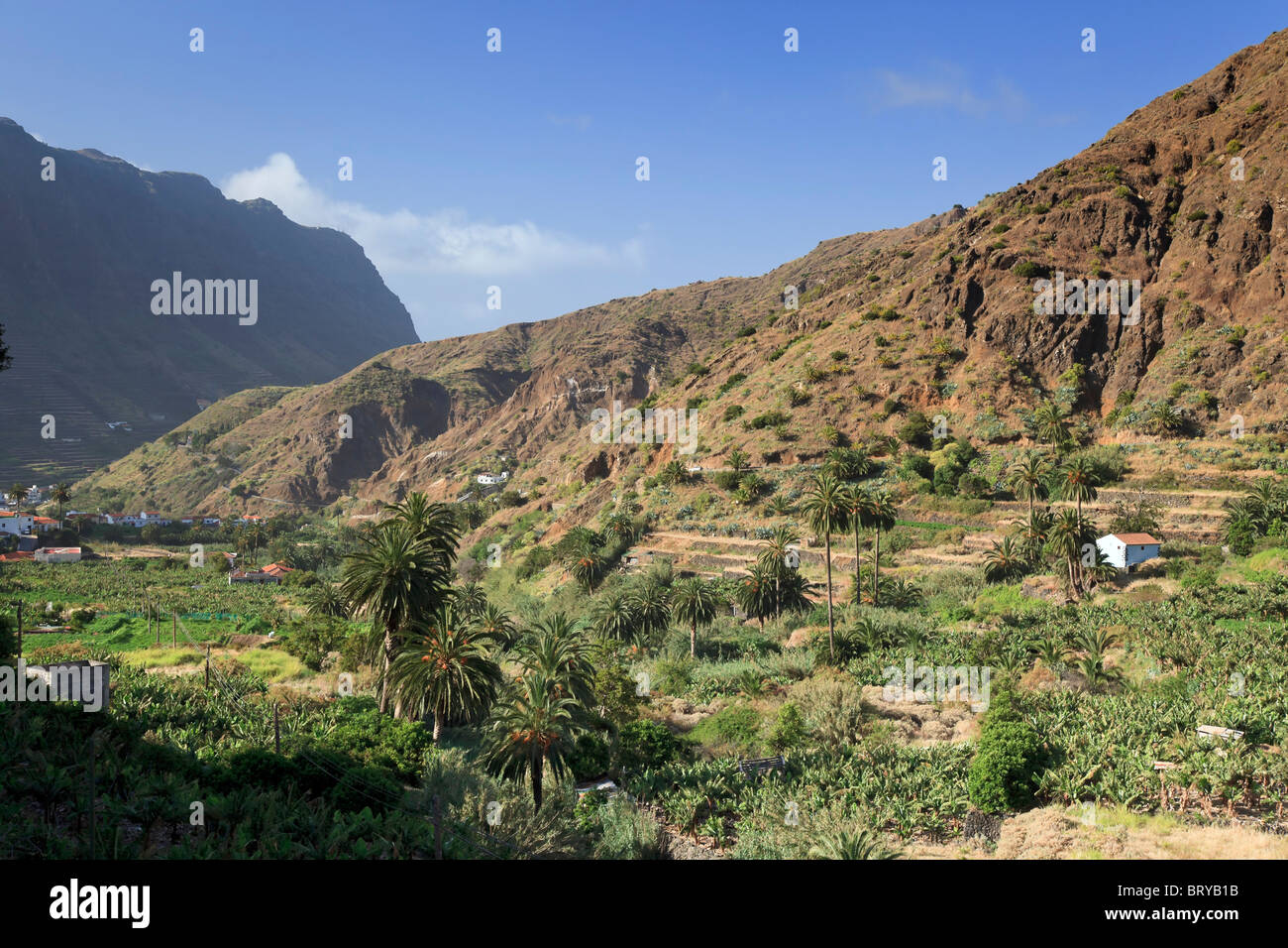 Isole Canarie La Gomera, Hermigua Foto Stock