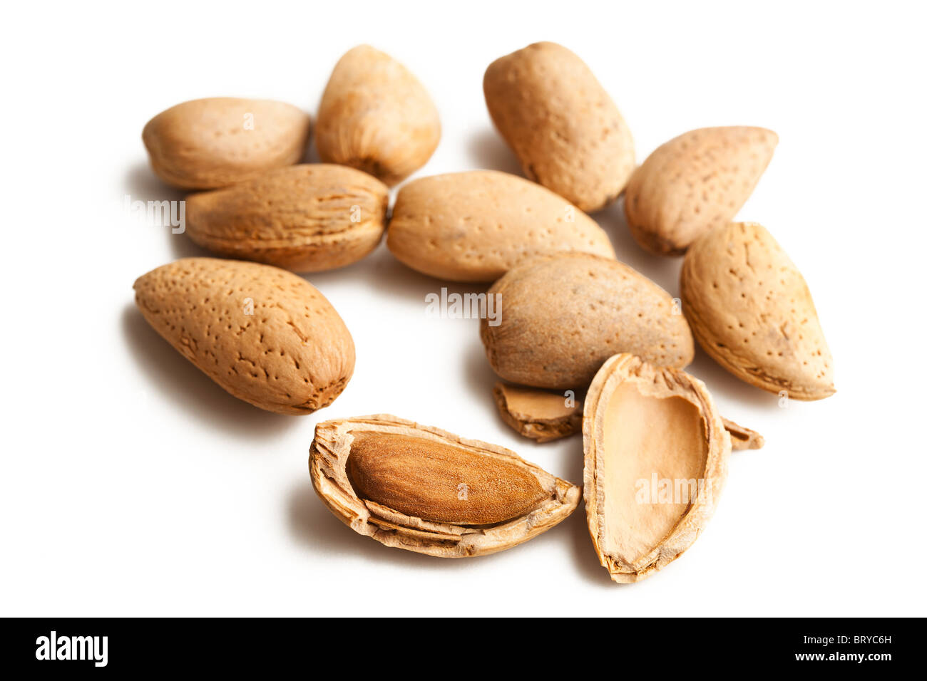 Mandorle in breve Foto Stock