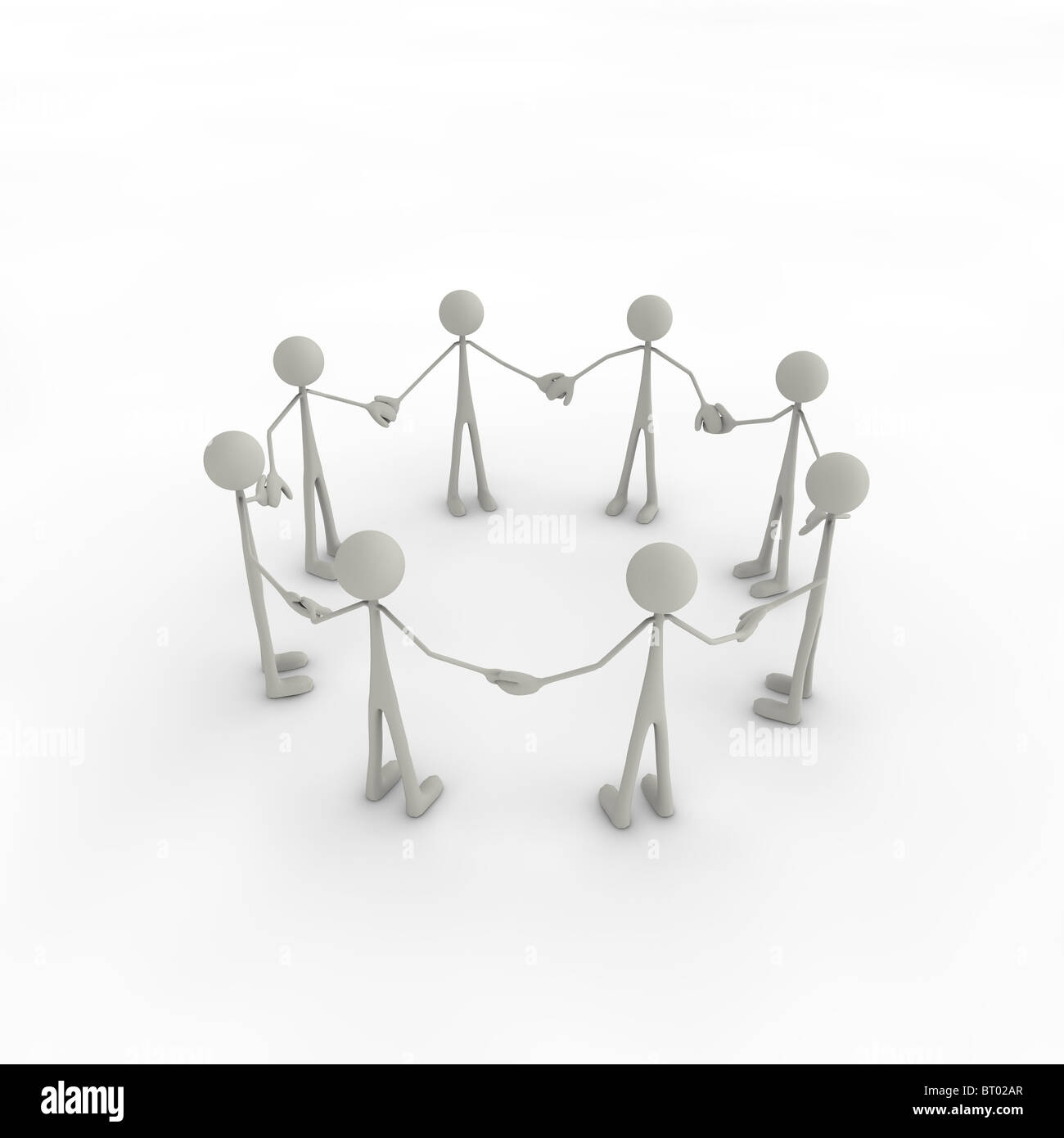 Il gruppo di figure Foto Stock