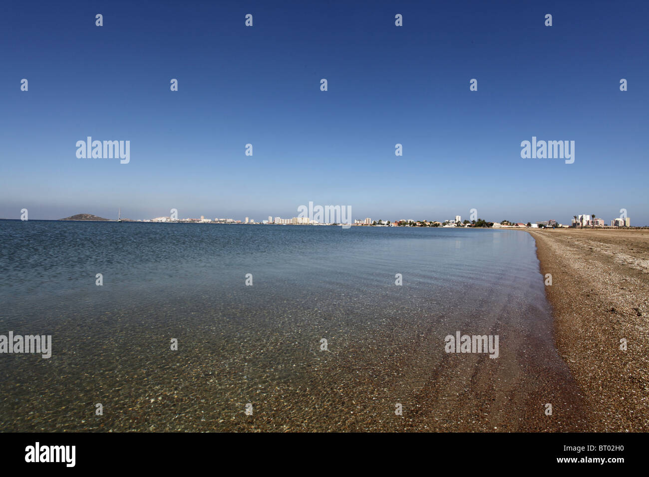 Playa Honda, Spagna. Salt Lake. Foto Stock