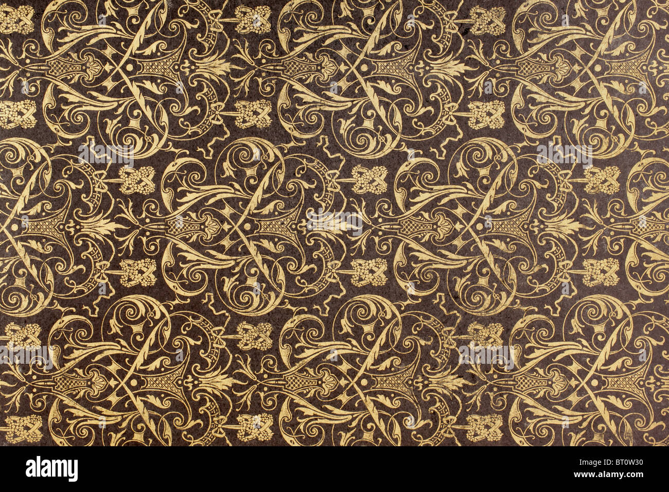 Carta fine da un XIX secolo libro pubblicato da Firmin Didot di Parigi. Foto Stock