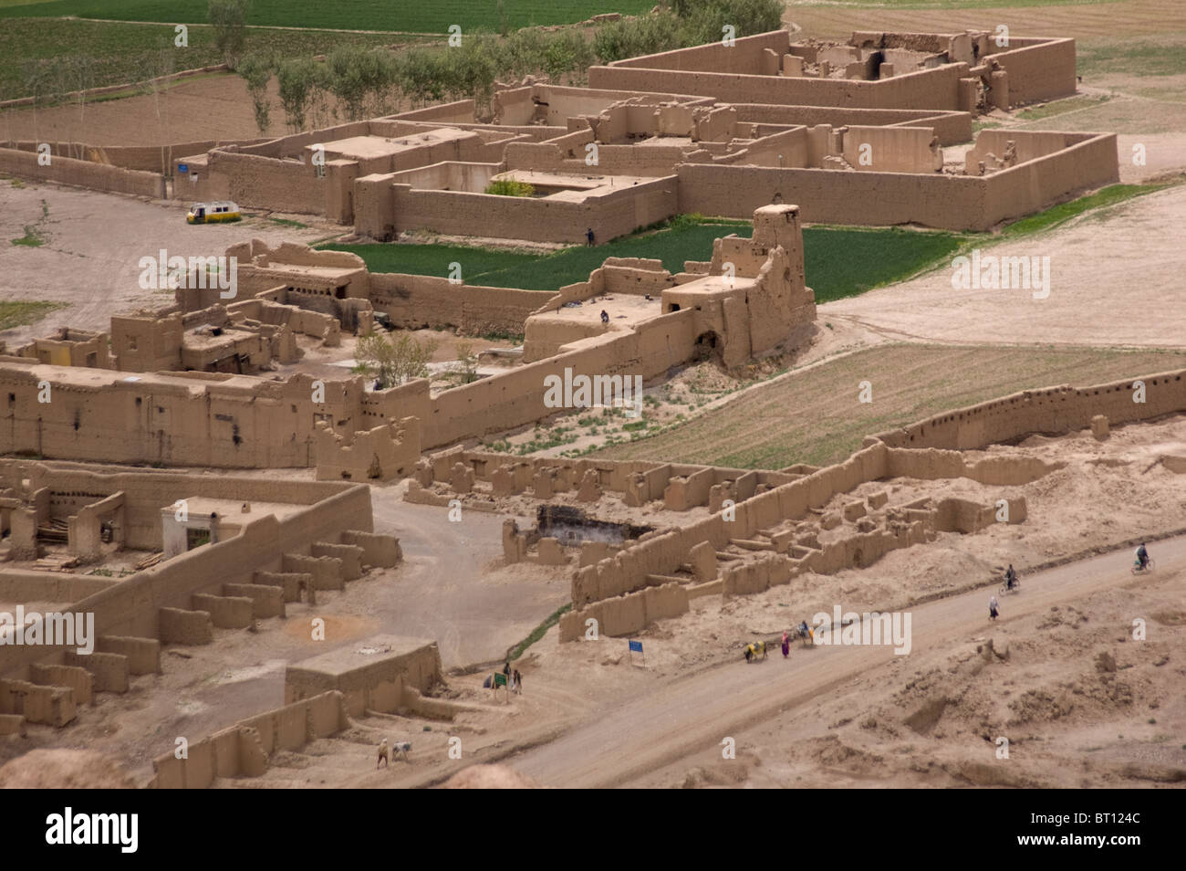 Il villaggio di Hazara Bamyian in Afghanistan Foto Stock