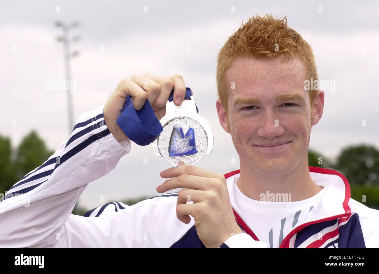 Greg Rutherford (dicembre 2010) è la corrente British detentore del record nel salto in lungo. Foto Stock