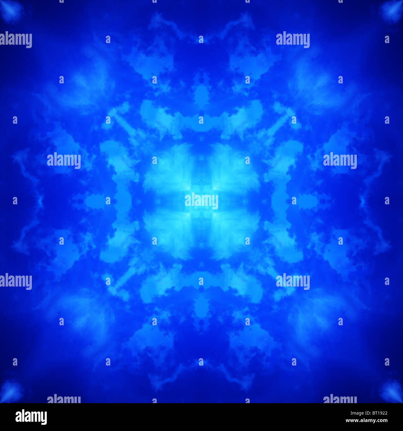 Pattern originale creato sulla base del cielo nuvoloso Foto Stock