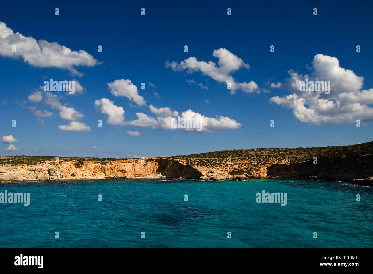 Blue Lagoon, isole Maltesi Foto Stock