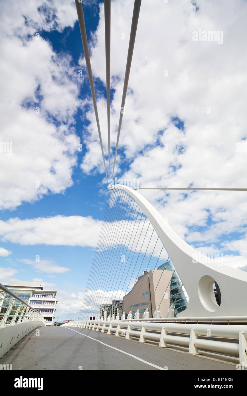 Samuel Beckett Bridge, Dublino, Irlanda. Foto Stock