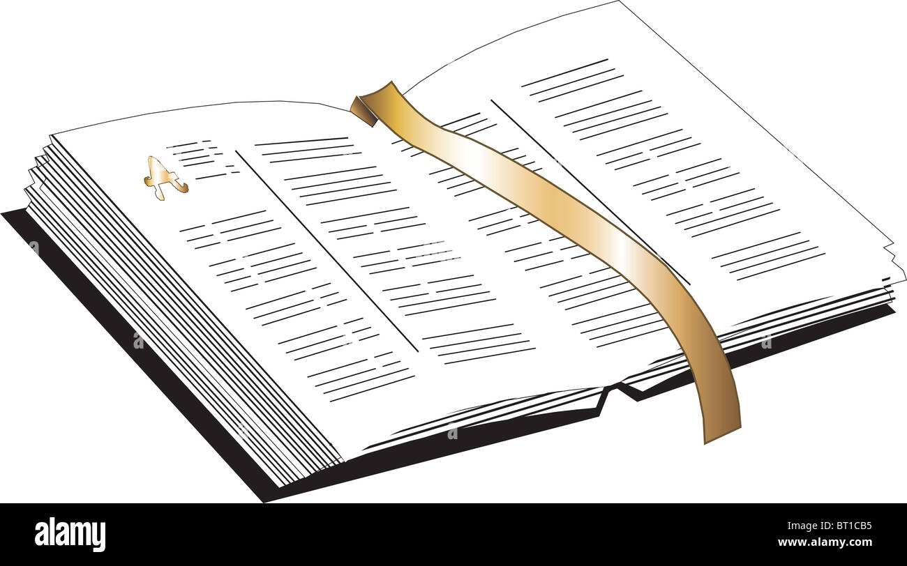 La Bibbia icone, illustrazione, disponibile anche in formato vettoriale. Foto Stock