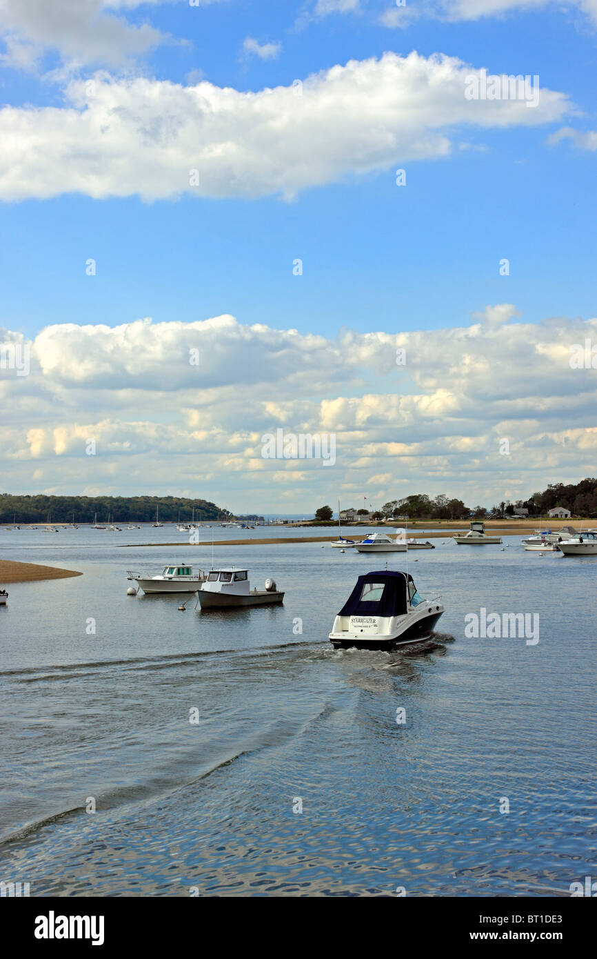 Cold Spring Harbor Long Island NY Foto Stock