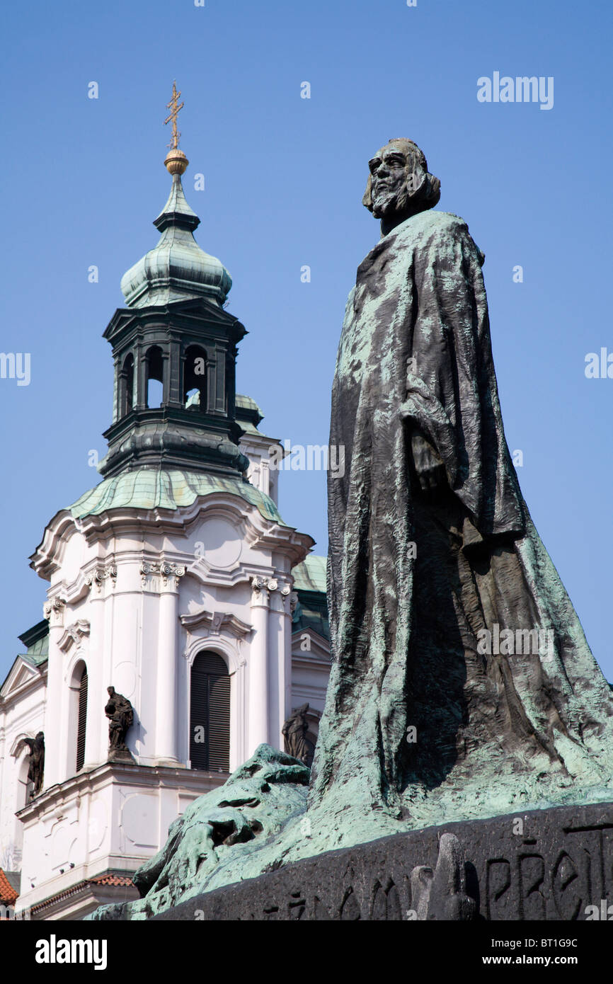 Praga - Jan Hus landmark da Jan Kotera,1915 Foto Stock