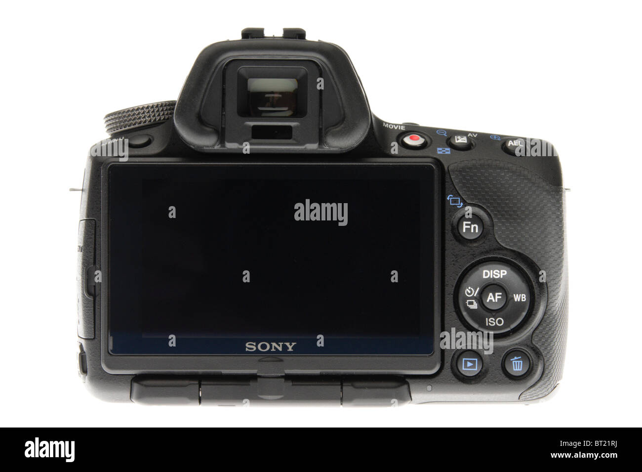 Sony Alpha 55 digital 'Single lente Traslucido' fotocamera lanciato Ottobre 2010 - software e manuali Foto Stock