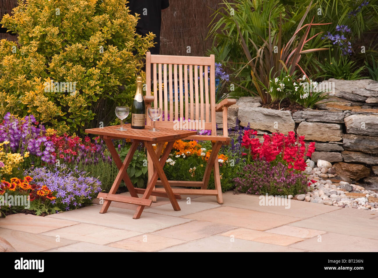 Visualizza giardino alla RHS Tatton Park Show Foto Stock