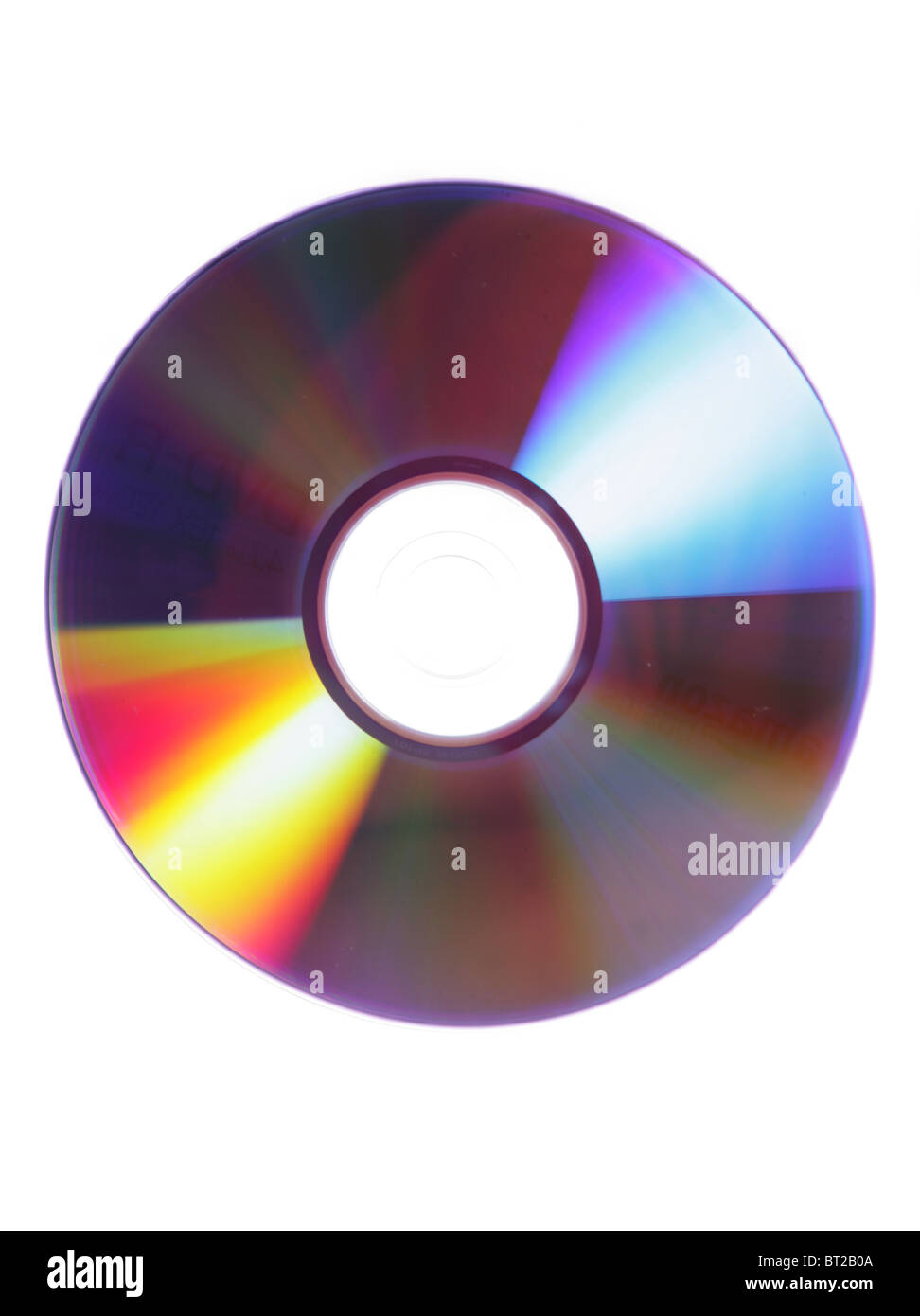 Blank DVD / CD studio ritaglio Foto Stock