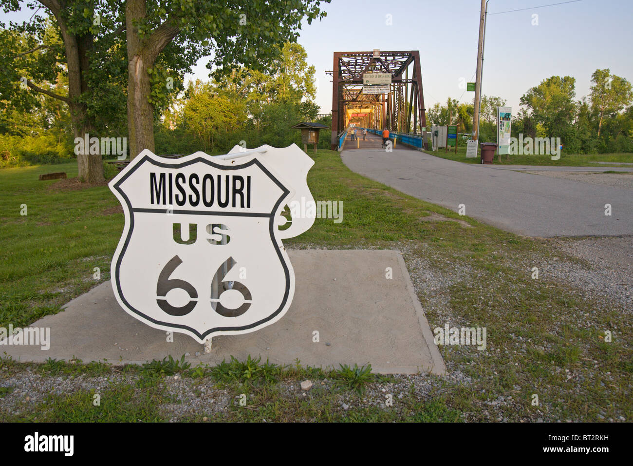 Catena di scogli Bridge, St. Louis, Missouri, Stati Uniti Foto Stock