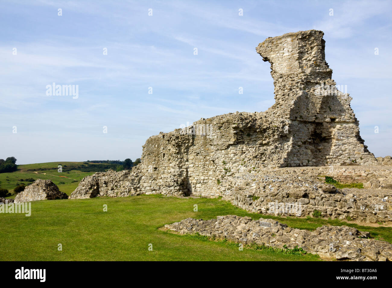 Hadleigh rovine del castello Foto Stock