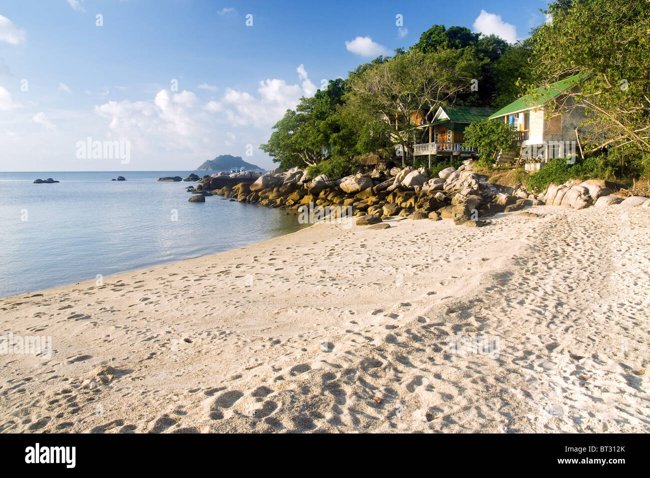 spiaggia sull'isola Foto Stock