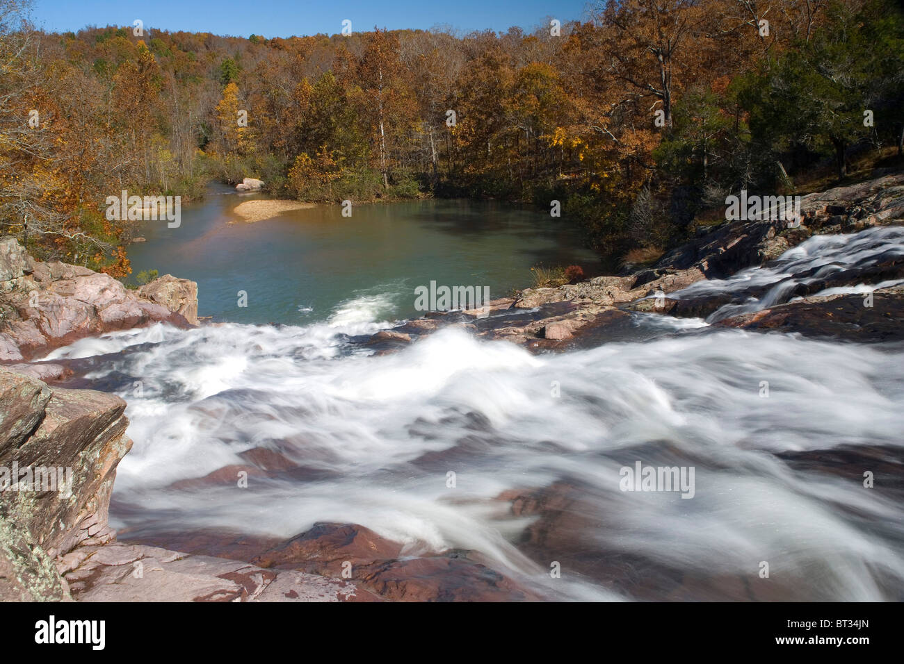 Rocky cade nel Missouri Foto Stock