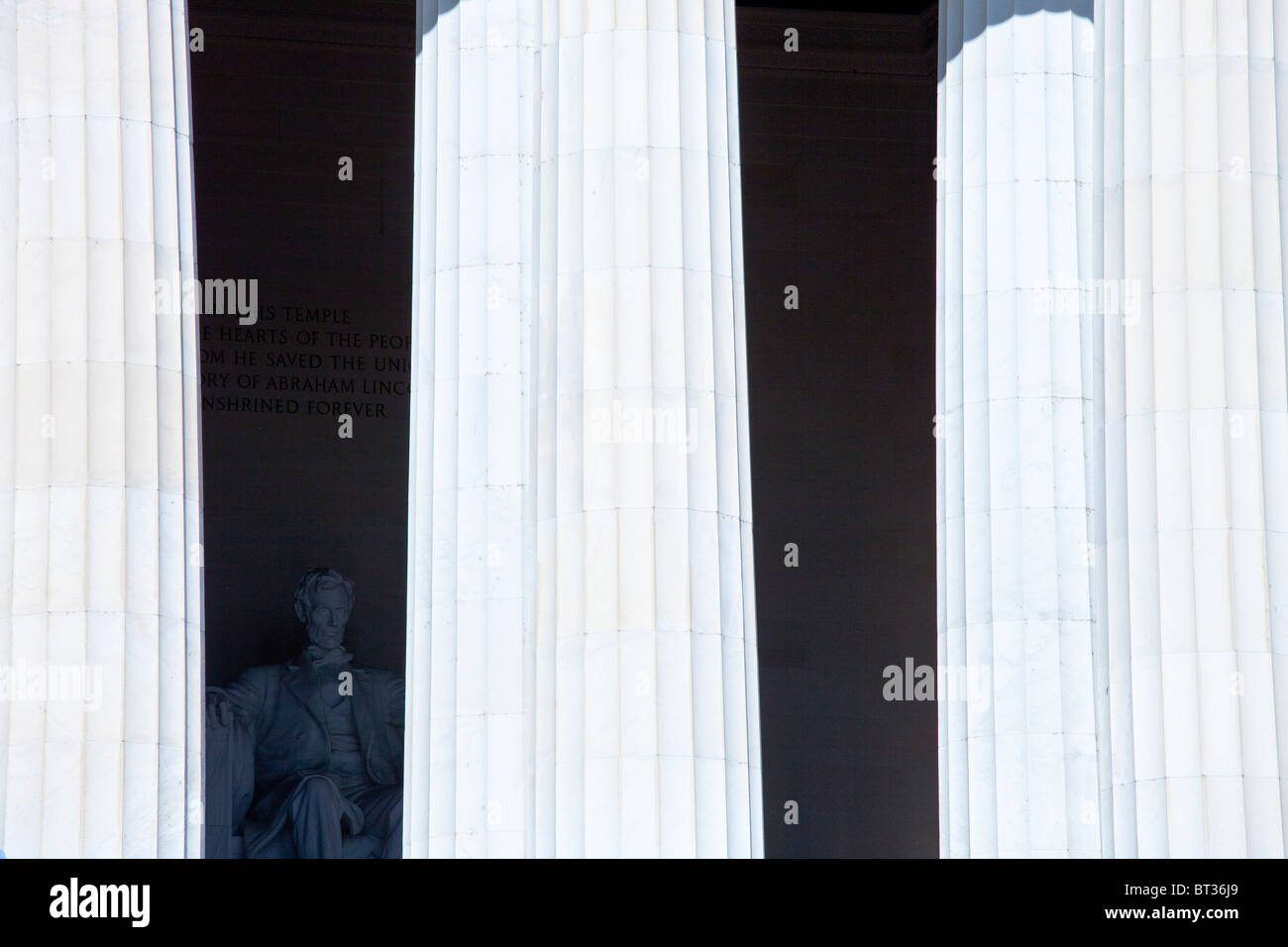 Il Lincoln Memorial, Washington DC Foto Stock