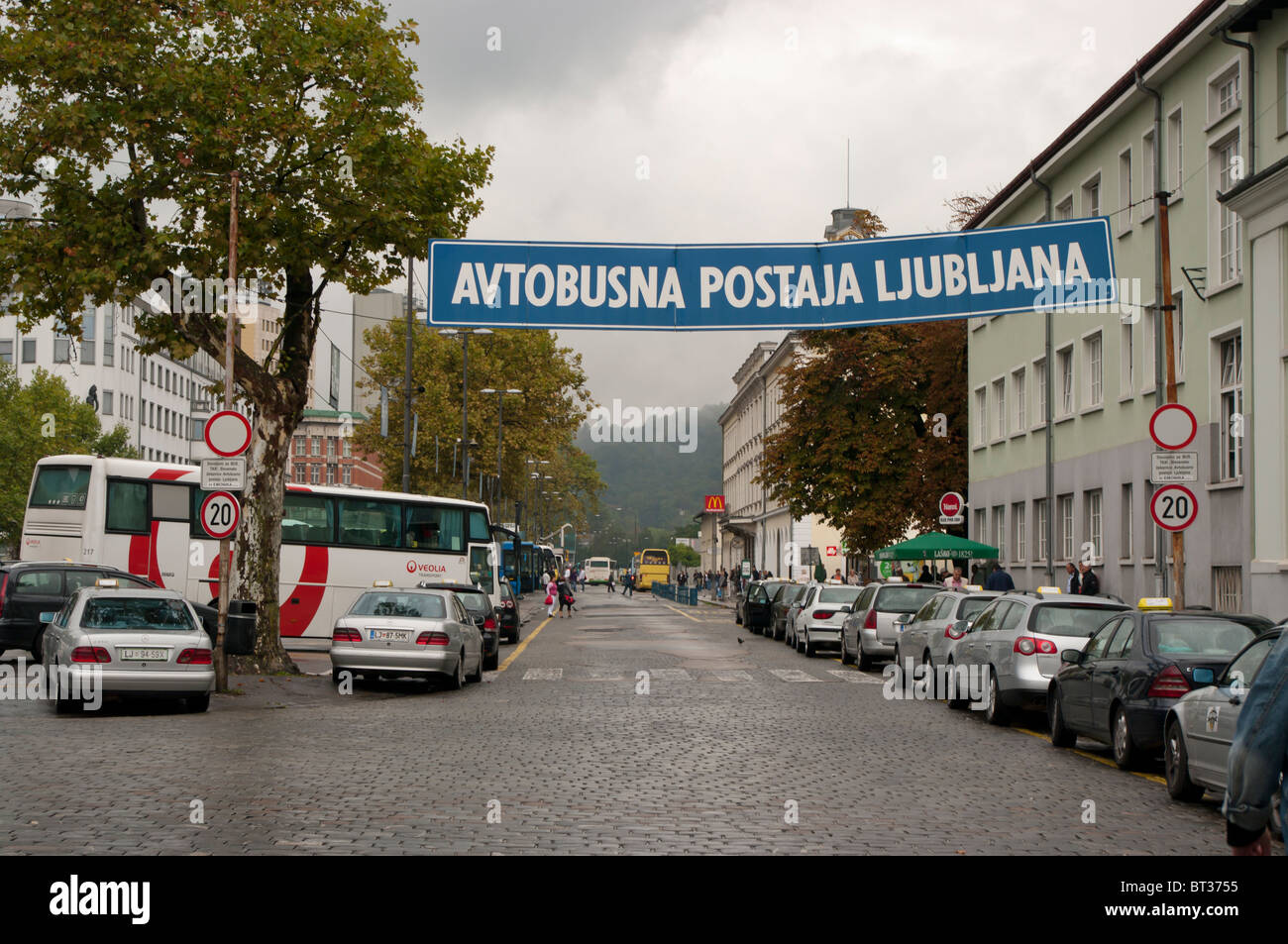 Stazione degli autobus di lubiana immagini e fotografie stock ad alta