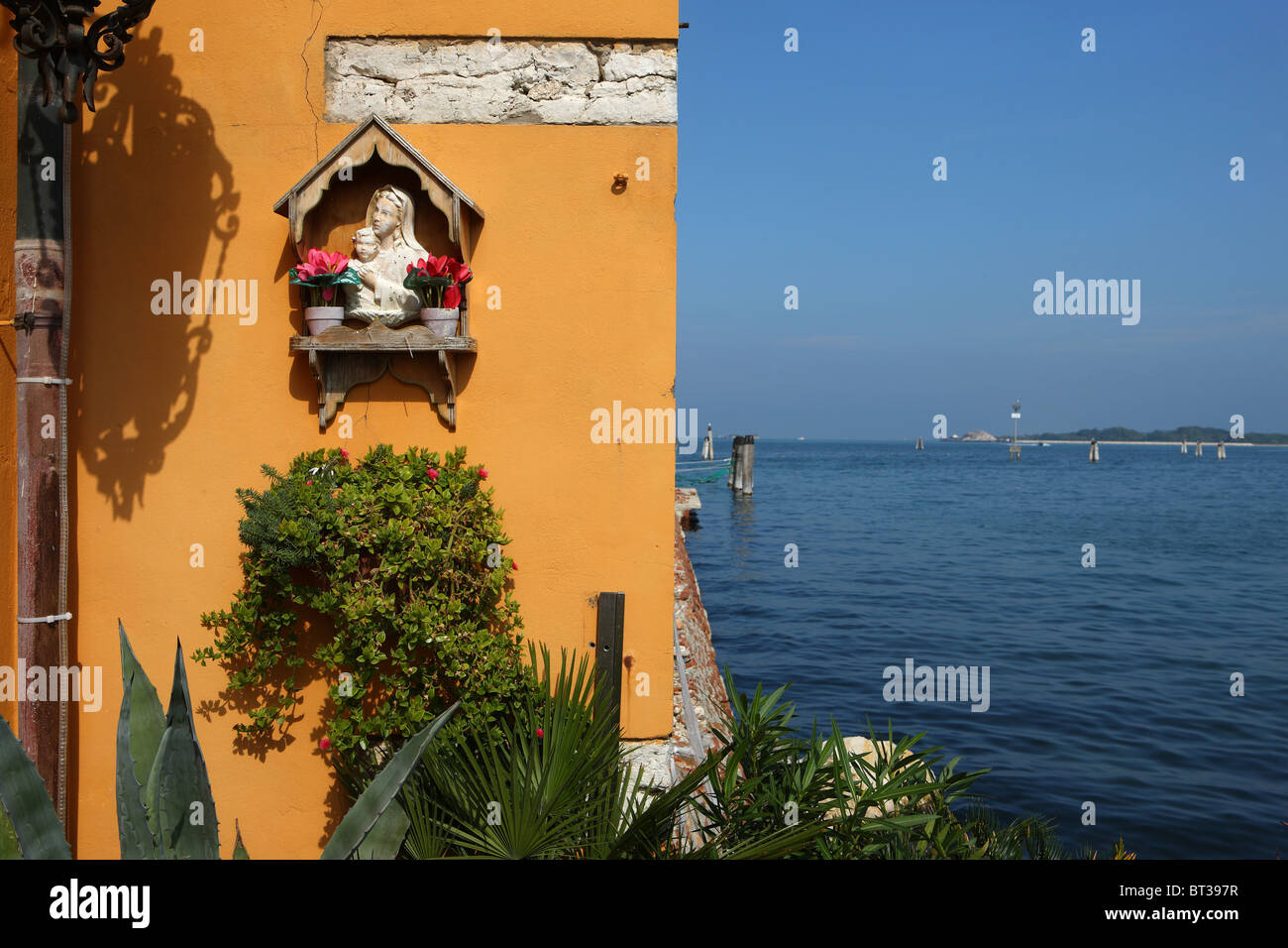 Chioggia, madonna, laguna, Venezia, Italia Foto Stock