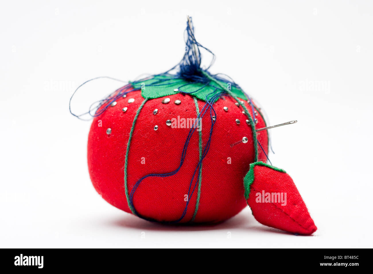 Ago di cucitura Pin cuscino. Foto Stock