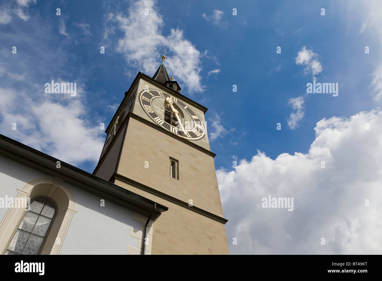 San Pietro di Zurich Svizzera Foto Stock