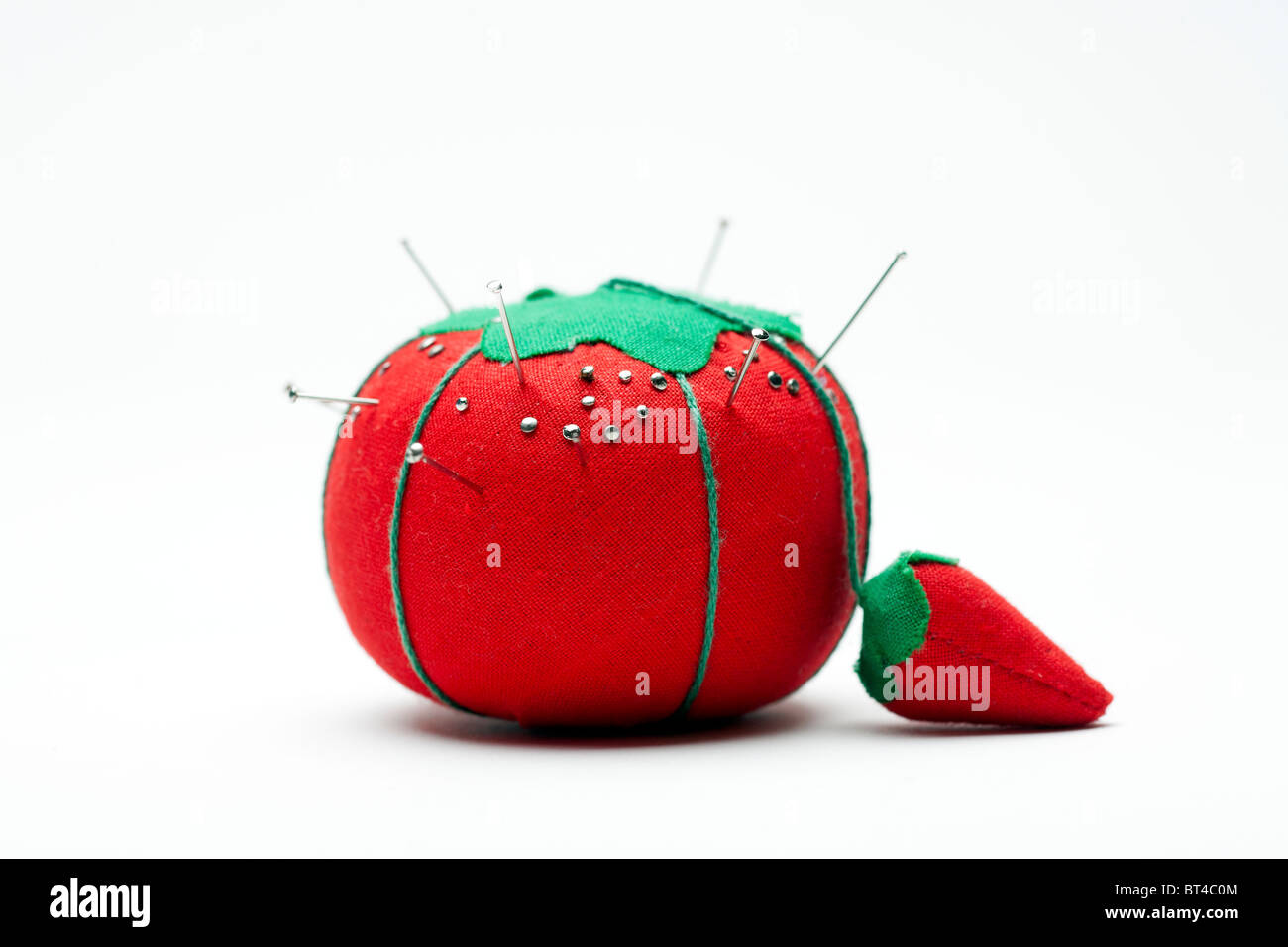 Ago di cucitura Pin cuscino. Foto Stock