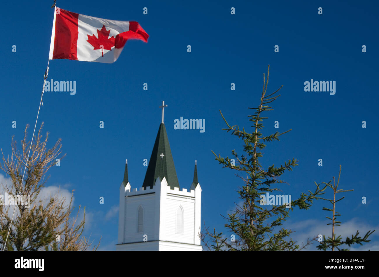 Canada, Terranova e Labrador, Twillingate. Storico San Pietro Chiesa Anglicana. Foto Stock
