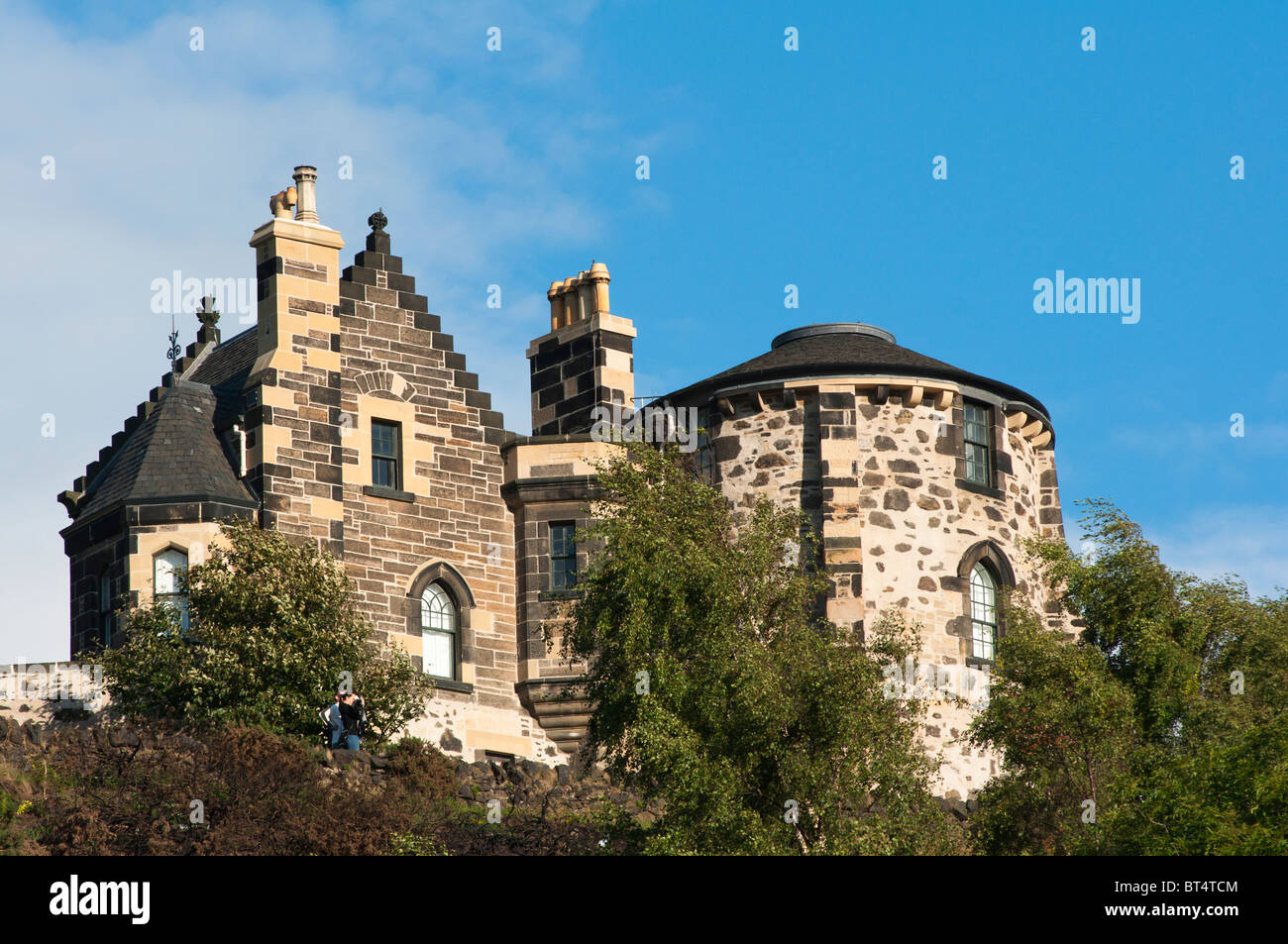 La vecchia città Osservatorio sulla Calton Hill, Edimburgo Foto Stock