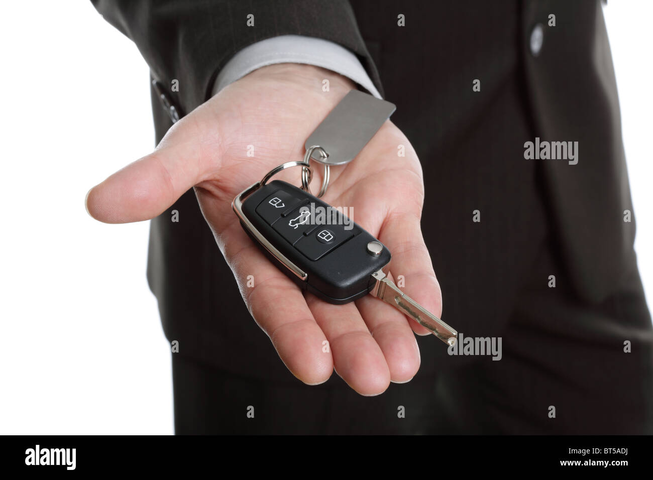 Consegna le chiavi dell'auto Foto Stock