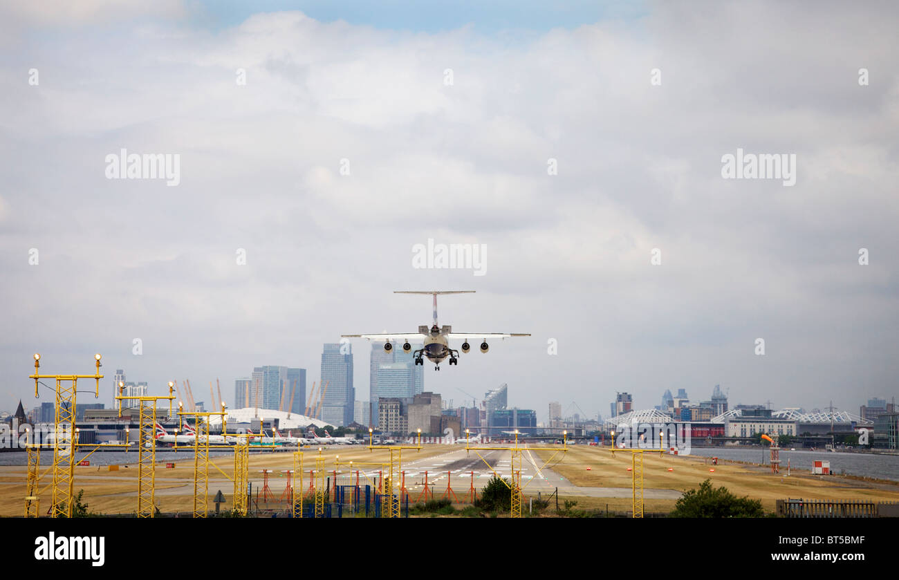 London City Airport, East London, Regno Unito Foto Stock