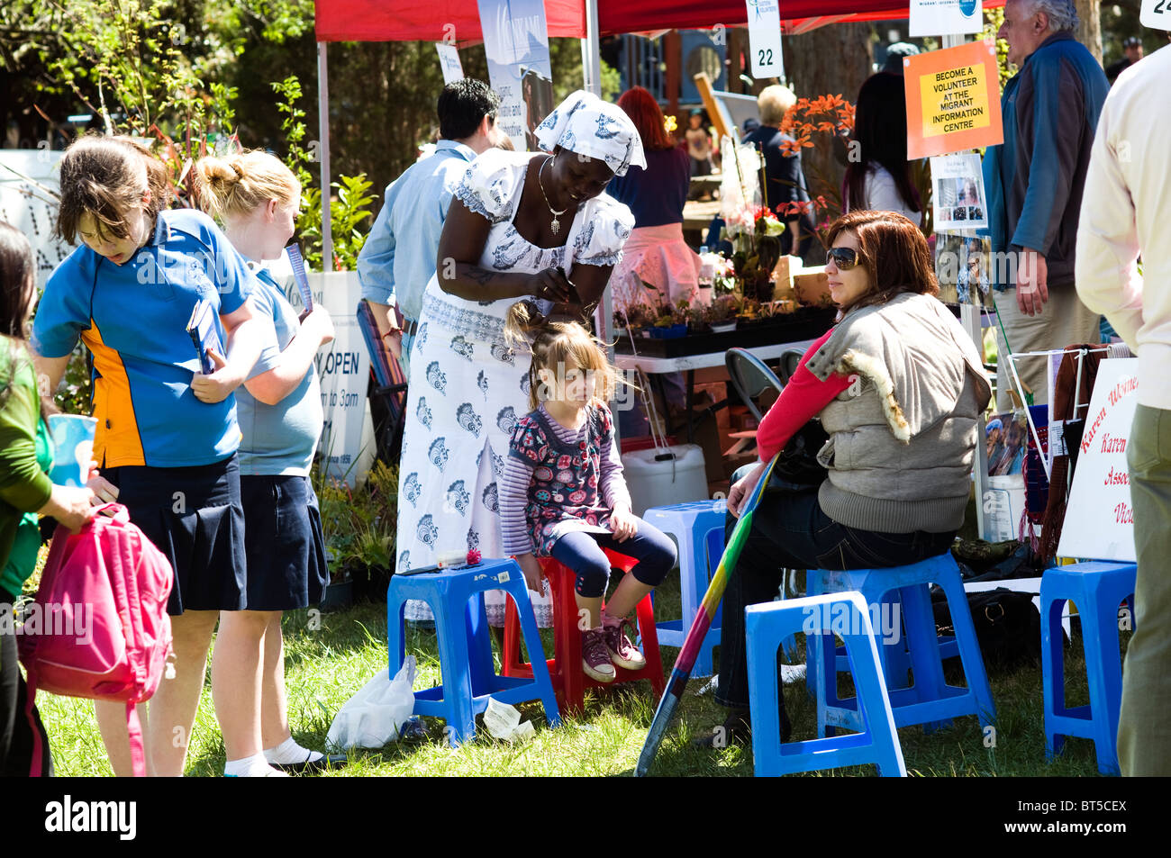 Festival multiculturale, Ringwood, Melbourne, Australia Foto Stock