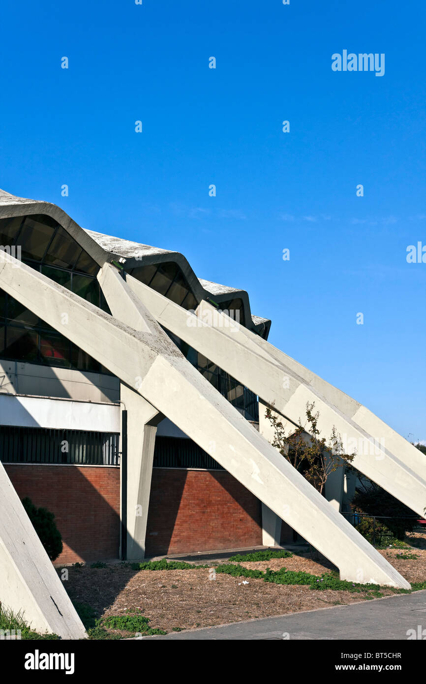 Il Palazzetto dello Sport costruito per il 1960 Giochi Olimpici progettato da Pier Luigi Nervi Annibale Vitelozzi, Roma, Italia Foto Stock